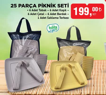 Hobby Life 25 Parça Piknik Seti image
