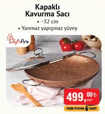 Kapaklı Kavurma Sacı 32 cm Pro image