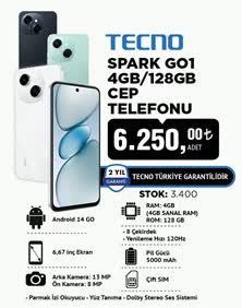 Tecno Spark Go1 4Gb/128Gb image