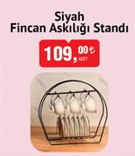 Siyah Fincan Askılığı Standı image