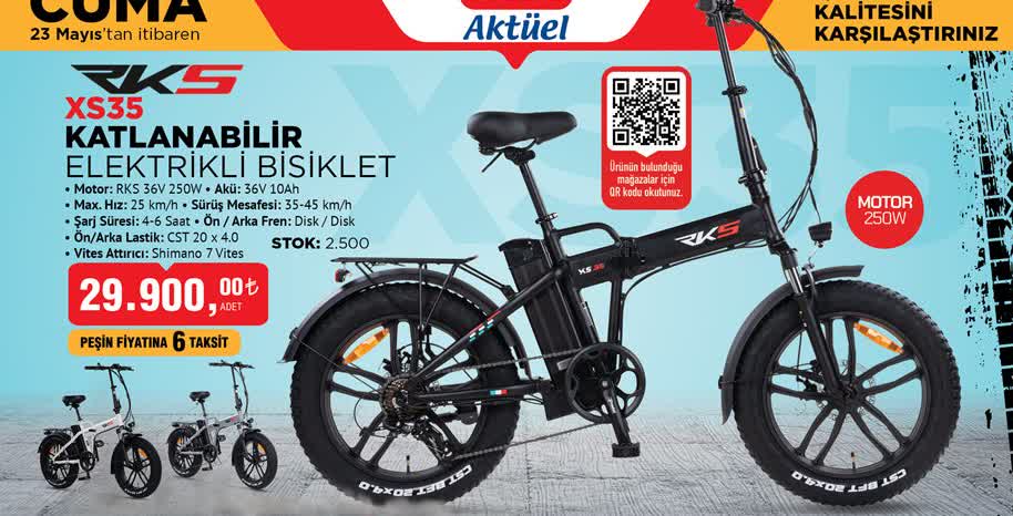 Rks Xs35 Katlanabilir Elektrikli Bisiklet image