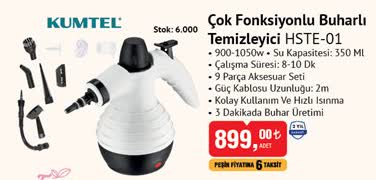 Kumtel Çok Fonksiyonlu Buharlı Temizleyici HSTE-01 image