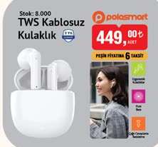 Polosmart TWS Kablosuz Kulaklık image
