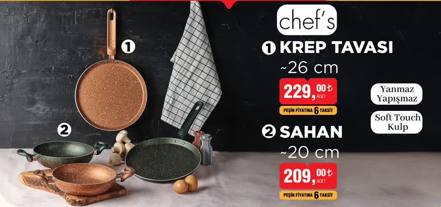 Chef's Krep Tavası - 26 cm image