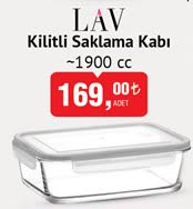 Lav Kilitli Saklama Kabı 1900 cc image