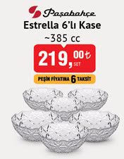 Paşabahçe Estrella 6'lı Kase 385 cc image