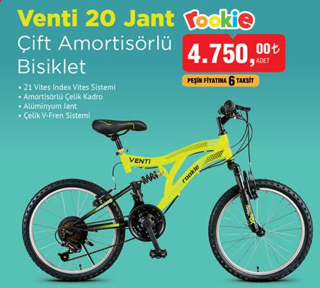 Venti 20 Jant Rookie Çift Amortisörlü Bisiklet image