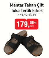 Çift Toka Terlik Erkek image