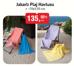 Jakarlı Plaj Havlusu image