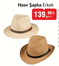 Hasır Şapka Erkek image