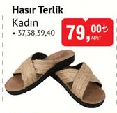 Hasır Terlik Kadın image