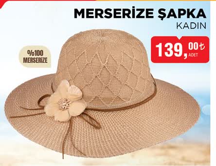 Merserize Şapka Kadın image