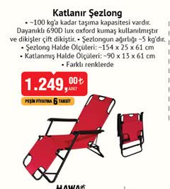 Hawai Katlanır Şezlong image