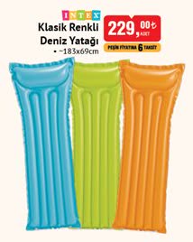 Intex Klasik Renkli Deniz Yatağı image