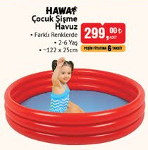 Hawai Çocuk Şişme Havuz 122 x 25cm image