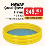 Hawai Çocuk Şişme Havuz 76cm x 20cm image