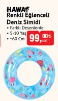 Hawai Renkli Eğlenceli Deniz Simidi image