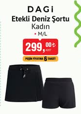 Dagi Etekli Deniz Şortu Kadın image
