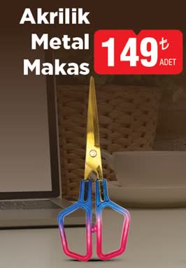 Akrilik Metal Makas image