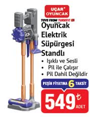 Uçar Oyuncak Elektrik Süpürgesi image