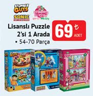 Lisanslı Puzzle 2'si 1 Arada image