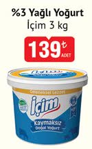 İçim 3 Yağlı Yoğurt image