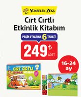 YÜKSELEN ZEKA Cırt Cırtlı Etkinlik Kitabım image