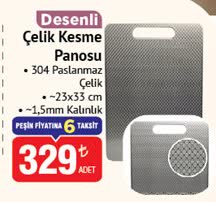 Desenli Çelik Kesme Panosu image