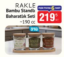 Bambu Standlı Baharatlık Seti image