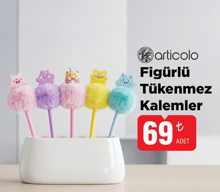 Figürlü Tükenmez Kalemler image