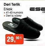 Essem Comfort Deri Terlik Erkek image