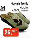 Essem Comfort Nakışlı Terlik Kadın image