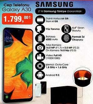 Samsung Galaxy A30 Cep Telefonu 64 GB image