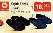 Gezer Kışlık Terlik Erkek image