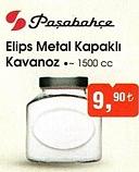 Paşabahçe Elips Metal Kapaklı Kavanoz 1500 cc image