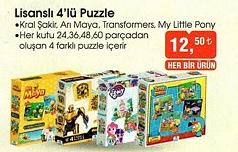 Lisanslı 4'lü Puzzle image