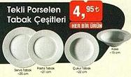Kütahya Porselen Tekli Porselen Tabak Çeşitleri image