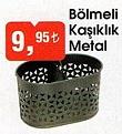 Bölmeli Kaşıklık Metal image