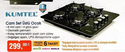 Kumtel Cam Set Üstü Ocak image