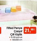 Soley Fitted Penye Çarşaf Çift Kişilik 160x200 cm image