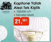 Casilda Kapitone Yatak Alezi Tek Kişilik 100x200 cm image