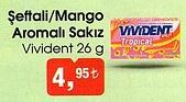 Vivident 26 g Şeftali/Mango Aromalı Sakız image