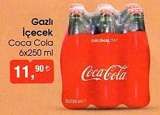 Coca Cola Gazlı İçecek 6x250 ml image