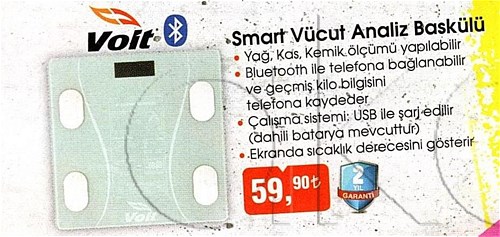Voit Smart Vücut Analiz Baskülü image