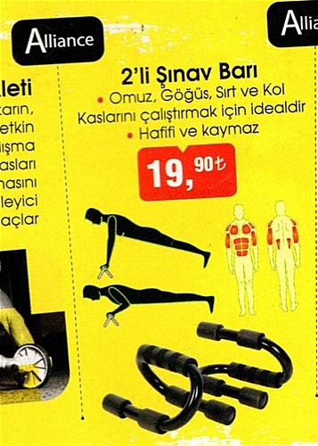 Allience 2'li Şınav Barı image