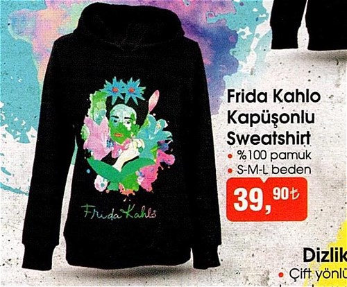 Frida Kahlo Kapüşonlu Sweatshirt image