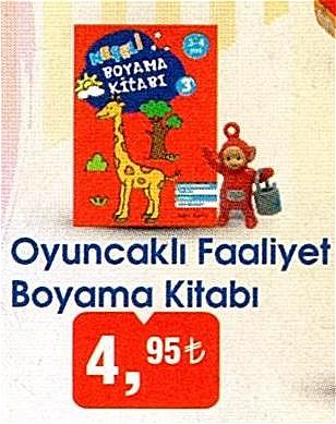 Oyuncaklı Faaliyet Boyama Kitabi image