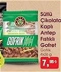 Kahve Dünyası Gofrik Sütlü Çikolata Kaplı Antep Fıstıklı Gofret 4x26 g image