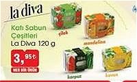 La Diva Katı Sabun Çeşitleri 120 g image