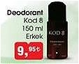 Kod 8 Deodorant 150 ml Erkek image